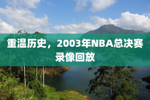 重温历史，2003年NBA总决赛录像回放