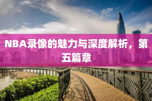 NBA录像的魅力与深度解析,第五篇章