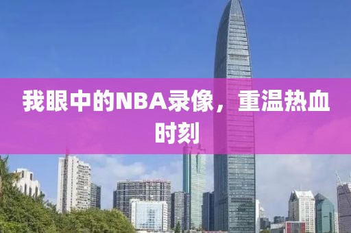 我眼中的NBA录像，重温热血时刻