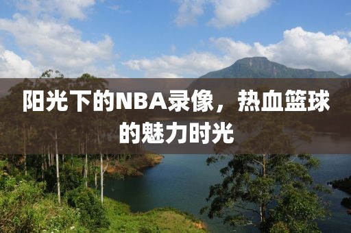 阳光下的NBA录像，热血篮球的魅力时光