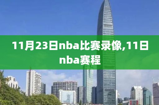 11月23日nba比赛录像,11日nba赛程