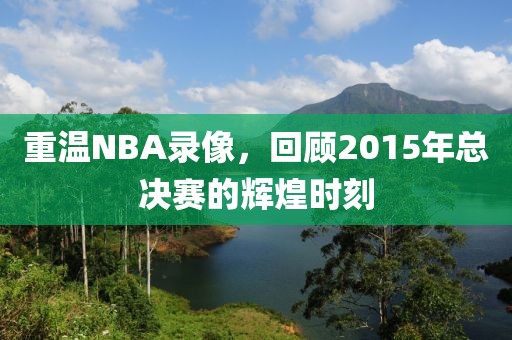 重温NBA录像,回顾2015年总决赛的辉煌时刻