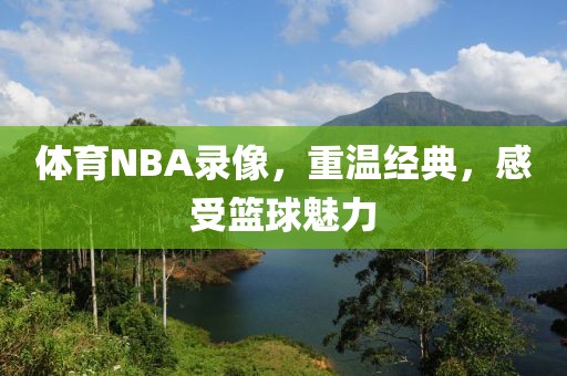 体育NBA录像,重温经典,感受篮球魅力