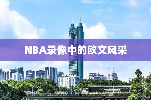 NBA录像中的欧文风采