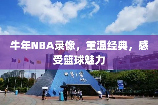 牛年NBA录像,重温经典,感受篮球魅力