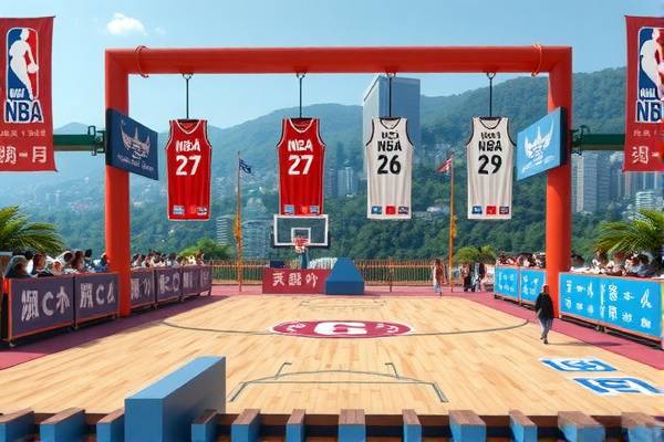 姚明NBA赛场风采的录像记录