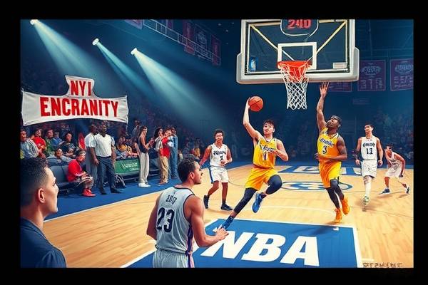 NBA录像中的詹姆斯，篮球巨星的力量与魅力